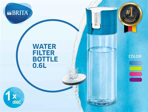 brita bottle filter test|brita stainless filter water bottle.